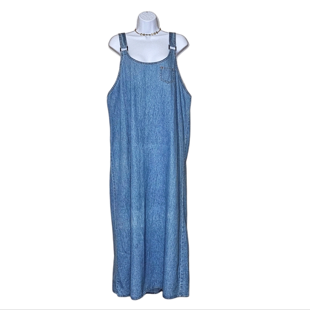 Faded Glory Y2K Denim Maxi Dress - Picture 1 of 5